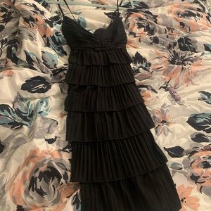 Escada Couture Black Flapper cocktail dress